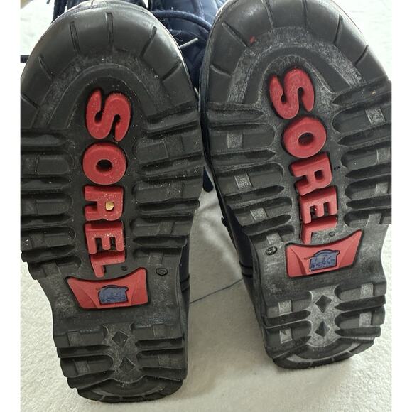SOREL Snowlion Winter Snow Boots Tall Insulated Blue Womens US 5/EU 35 Waterprf - Picture 5 of 9